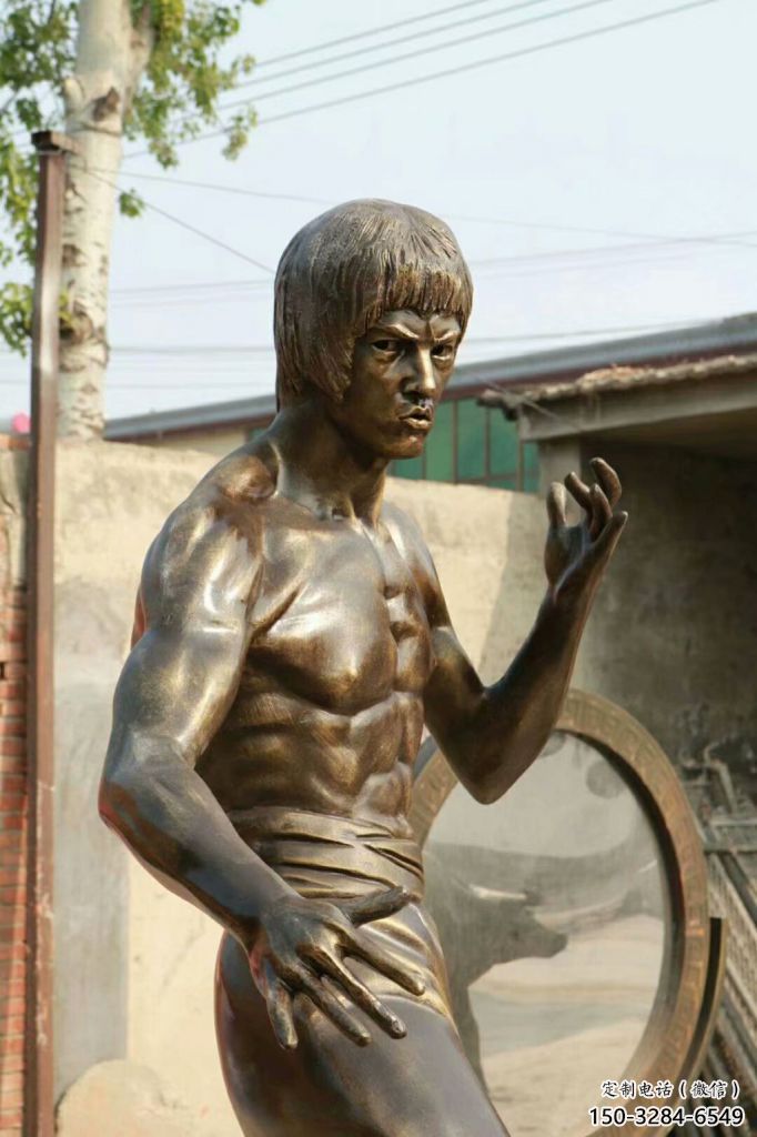 商業街李小龍雕塑廠 售樓處雕塑 近代擺件 商業街李小龍雕塑廠 售樓處雕塑 近代擺件
