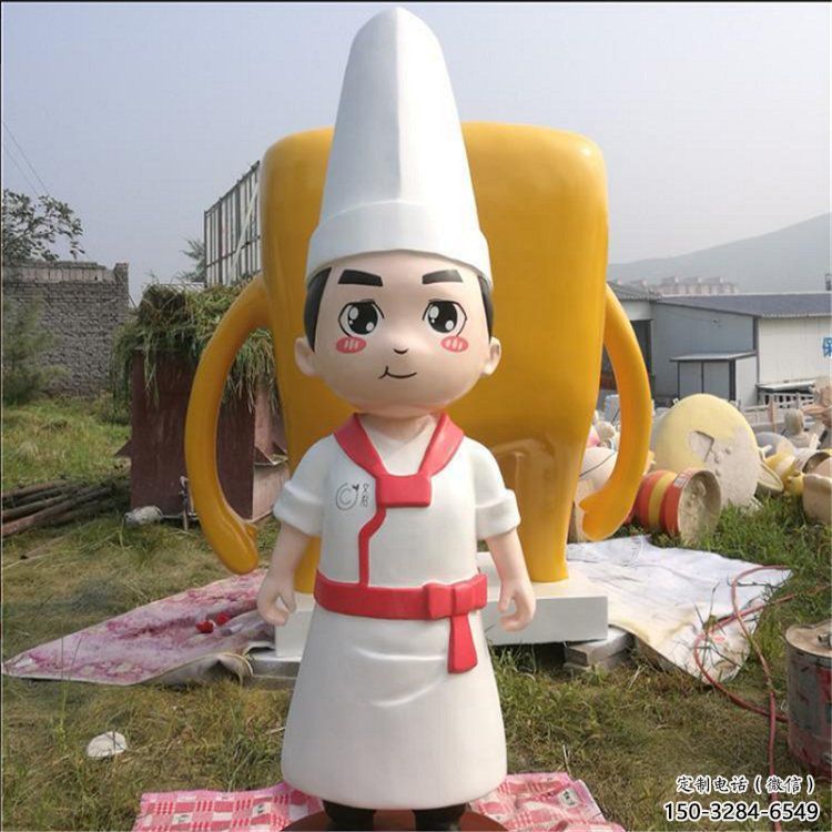 景觀廚師雕塑 烤漆大型卡通雕塑 酒店動漫雕塑 景觀廚師雕塑 烤漆大型卡通雕塑 酒店動漫雕塑