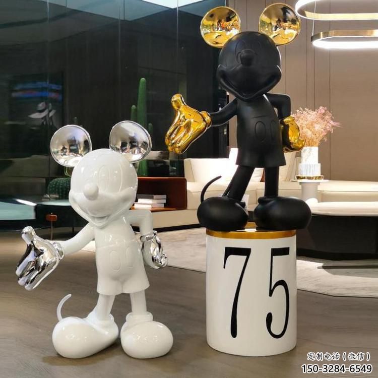 公園米奇雕塑 戶外卡通雕塑 抽象動漫雕塑 公園米奇雕塑 戶外卡通雕塑 抽象動漫雕塑