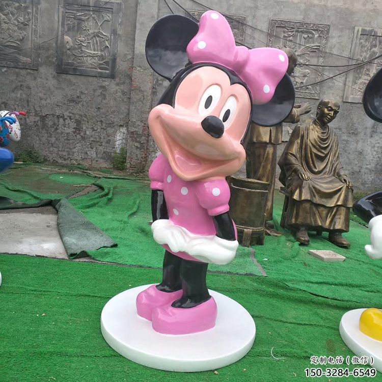 噴漆唐老鴨雕塑 中式村口卡通雕塑 草地動漫雕塑 噴漆唐老鴨雕塑 中式村口卡通雕塑 草地動漫雕塑