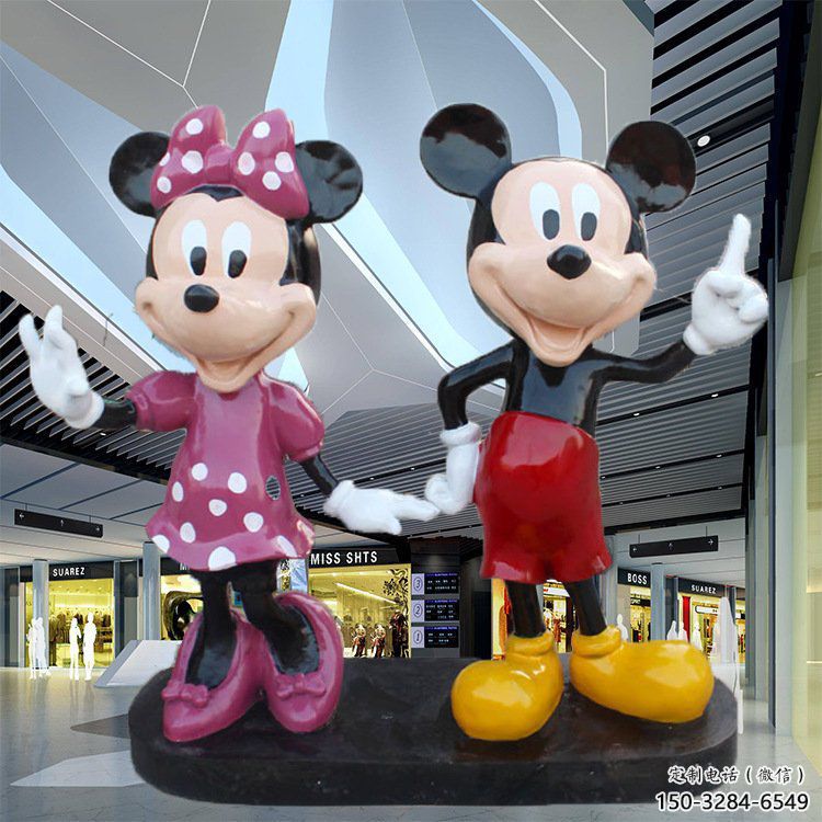 啞光唐老鴨雕塑 拉絲卡通雕塑 步行街動漫雕塑 啞光唐老鴨雕塑 拉絲卡通雕塑 步行街動漫雕塑