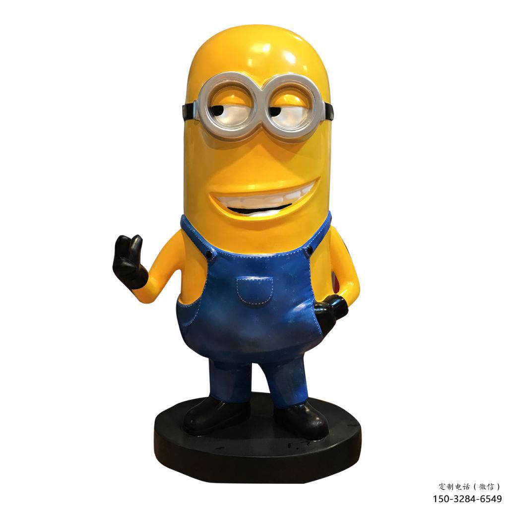 戶外小黃人雕塑 噴漆卡通雕塑 燈光動漫雕塑 戶外小黃人雕塑 噴漆卡通雕塑 燈光動漫雕塑