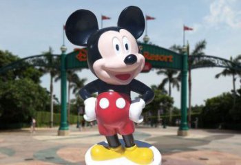 米奇雕塑 仿真景觀動(dòng)漫雕塑 烤漆卡通雕塑