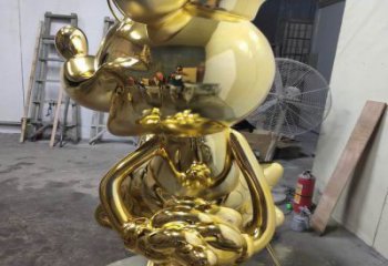 米奇雕塑 景觀美陳卡通雕塑 噴漆動(dòng)漫雕塑