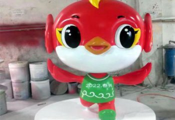 鋼管唐老鴨雕塑 異形卡通雕塑蔬 農村動漫雕塑