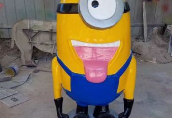 室內小黃人雕塑 仿真景觀動漫雕塑 大型卡通雕塑