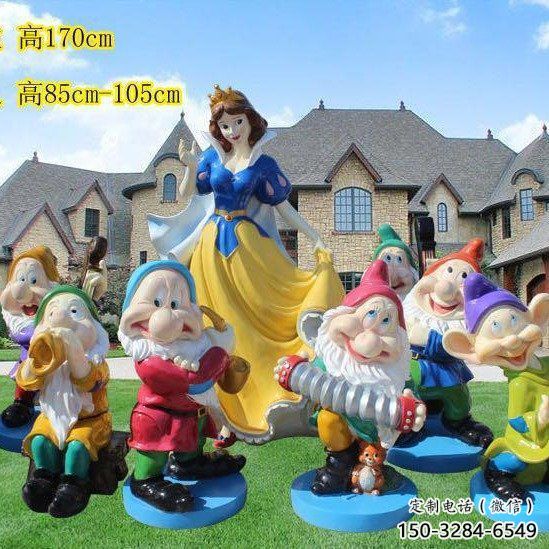 步行街白雪公主雕塑 游樂場卡通雕塑 鑄造動漫雕塑 步行街白雪公主雕塑 游樂場卡通雕塑 鑄造動漫雕塑