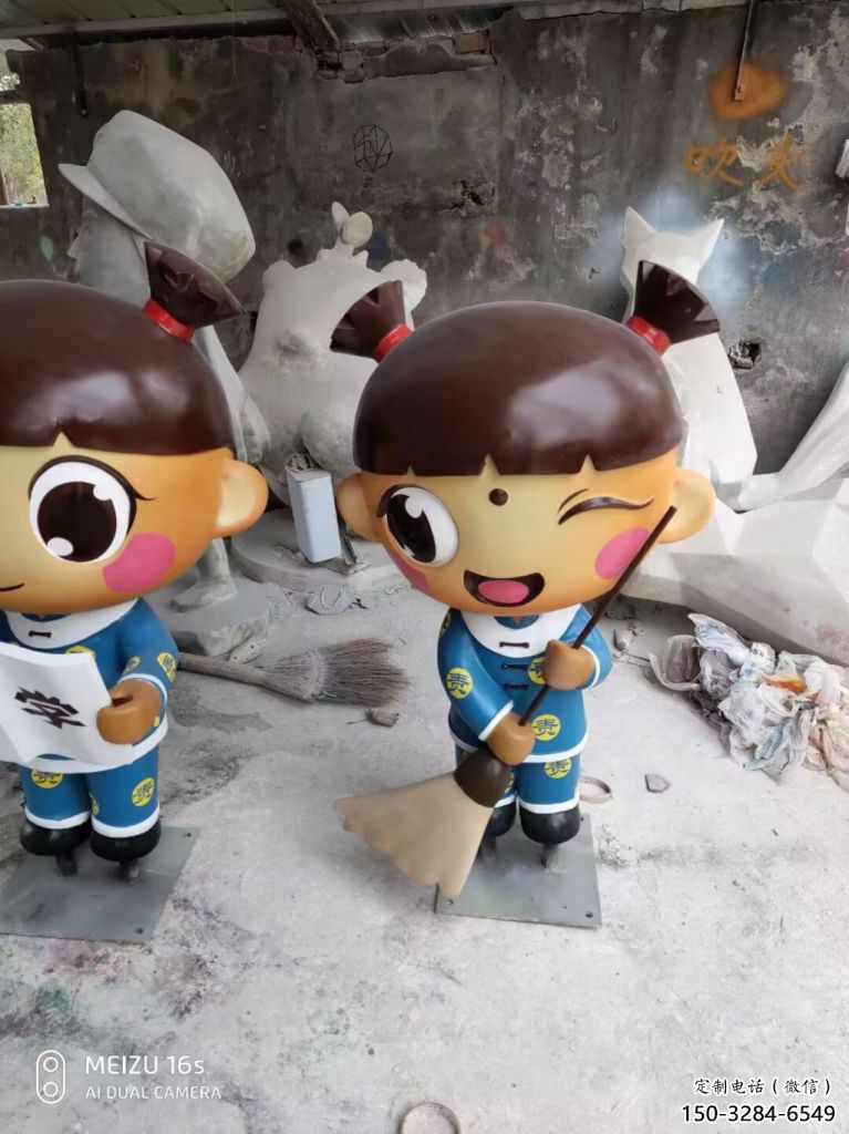 城市娃娃雕塑 風景區彩繪雕塑 抽象擺件 城市娃娃雕塑 風景區彩繪雕塑 抽象擺件