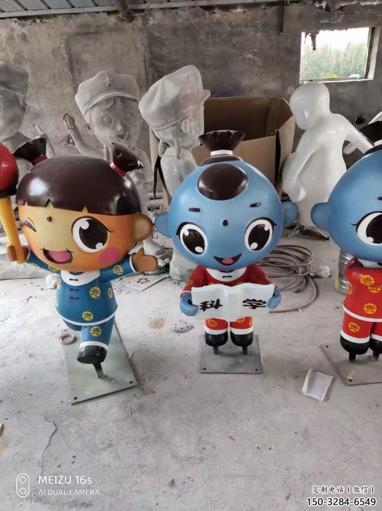 園林娃娃雕塑價格 田間彩繪雕塑 動漫擺件 園林娃娃雕塑價格 田間彩繪雕塑 動漫擺件