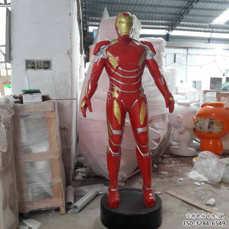 街道超人雕塑 現代景觀動漫雕塑 彩繪卡通雕塑