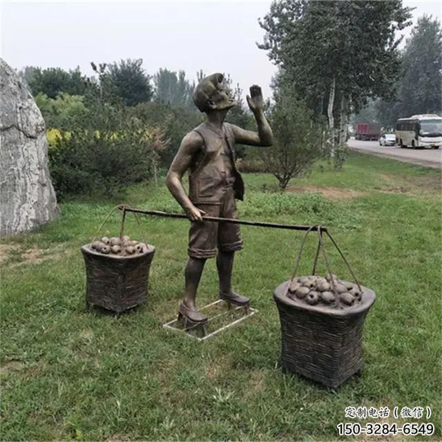 園林小販雕塑 風(fēng)景區(qū)民俗雕塑 廣場小品 園林小販雕塑 風(fēng)景區(qū)民俗雕塑 廣場小品