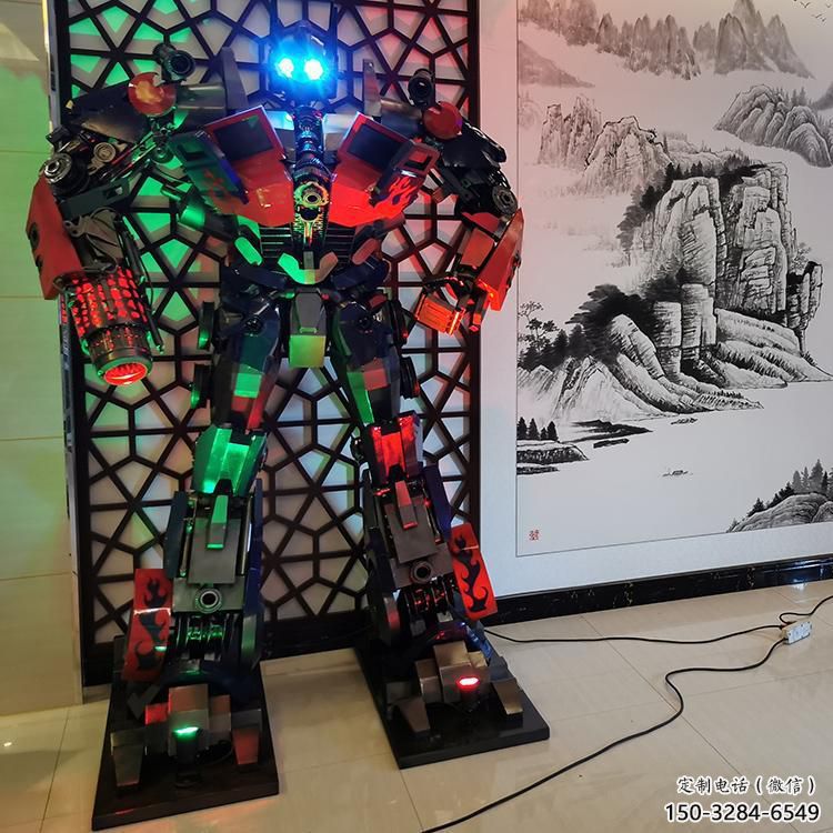 彩繪機器人雕塑廠家 大型城市雕塑 商業街擺件 彩繪機器人雕塑廠家 大型城市雕塑 商業街擺件