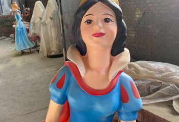 白雪公主雕塑 仿真景觀動漫雕塑 烤漆卡通雕塑
