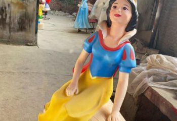 白雪公主雕塑 景觀美陳卡通雕塑 噴漆動漫雕塑
