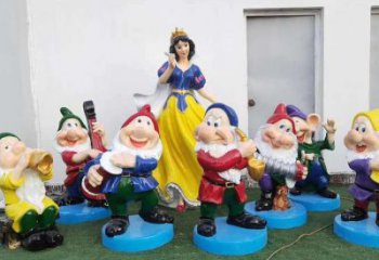 景觀白雪公主雕塑 仿真卡通雕塑 景觀動漫雕塑