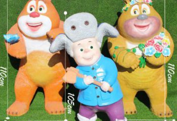 大型大頭兒子雕塑 門口創(chuàng)意雕塑 售樓處小品