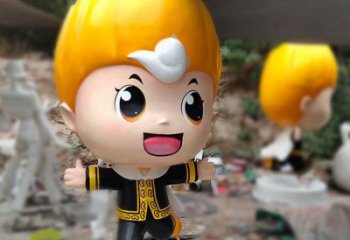 田間娃娃雕塑 彩繪動(dòng)漫雕塑 園林?jǐn)[件