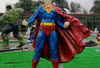 室內超人雕塑 仿真景觀動漫雕塑 大型卡通雕塑