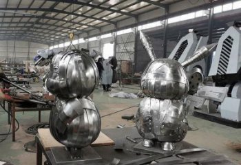 機(jī)器人雕塑廠 抽象藝術(shù)動(dòng)漫雕塑 烤漆卡通雕塑