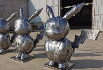 街道機器人雕塑廠家 現代景觀動漫雕塑 彩繪卡通雕塑