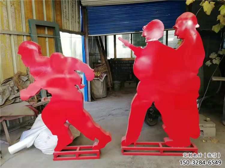 別墅區工人雕塑 大型別墅區勞動雕塑 剪影民俗雕塑 別墅區工人雕塑 大型別墅區勞動雕塑 剪影民俗雕塑