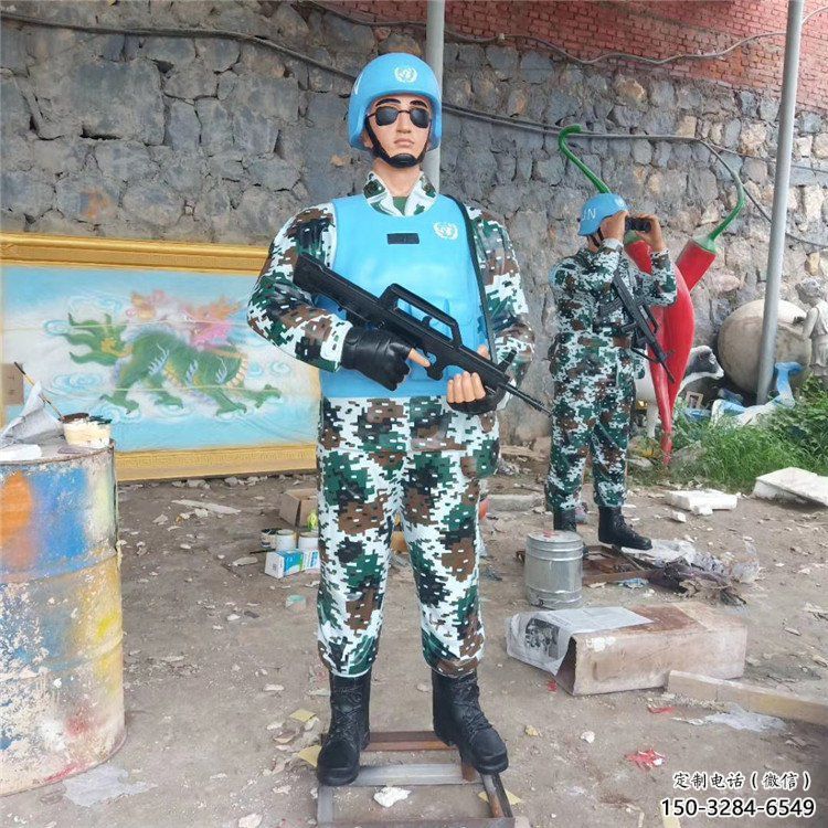 交警雕塑 景觀美陳軍人雕塑 噴漆士兵雕塑 交警雕塑 景觀美陳軍人雕塑 噴漆士兵雕塑