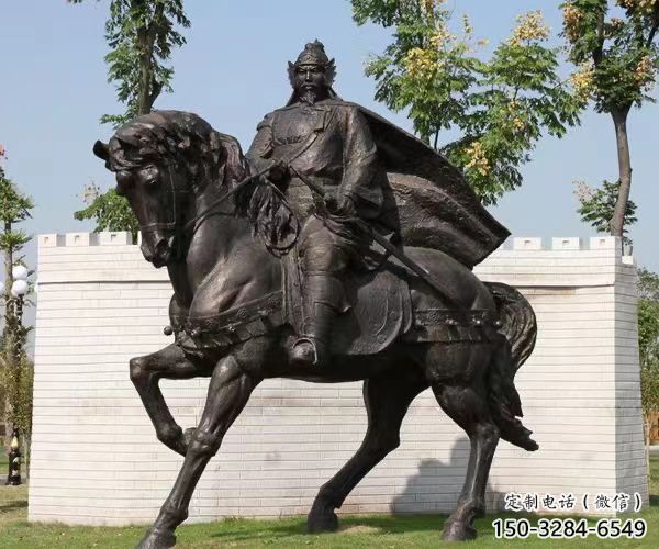 仿古岳飛雕塑 草地名人雕塑 房地產(chǎn)肖像雕塑 仿古岳飛雕塑 草地名人雕塑 房地產(chǎn)肖像雕塑