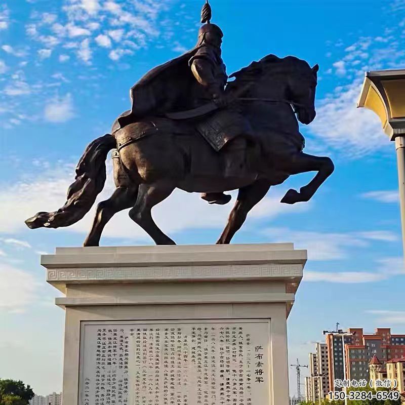 美陳岳飛雕塑 異形名人雕塑 酒店肖像雕塑 美陳岳飛雕塑 異形名人雕塑 酒店肖像雕塑