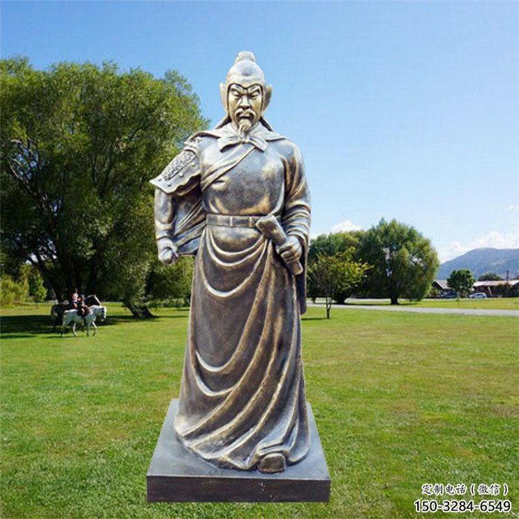 校園岳飛雕塑 仿古名人雕塑 景觀肖像雕塑 校園岳飛雕塑 仿古名人雕塑 景觀肖像雕塑