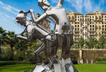 公園工人雕塑 戶外民俗雕塑 抽象勞動雕塑