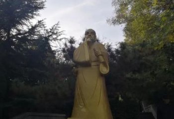 黃銅扁鵲雕塑 創意名醫雕塑 鑄銅藥王雕塑