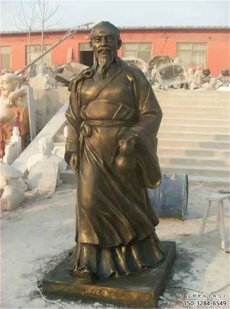 酒店華佗雕塑 景觀美陳名醫雕塑 現代藥王雕塑 酒店華佗雕塑 景觀美陳名醫雕塑 現代藥王雕塑