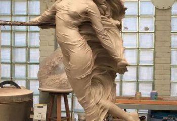 鑄銅女人雕塑 黃銅女性雕塑 步行街歐式雕塑