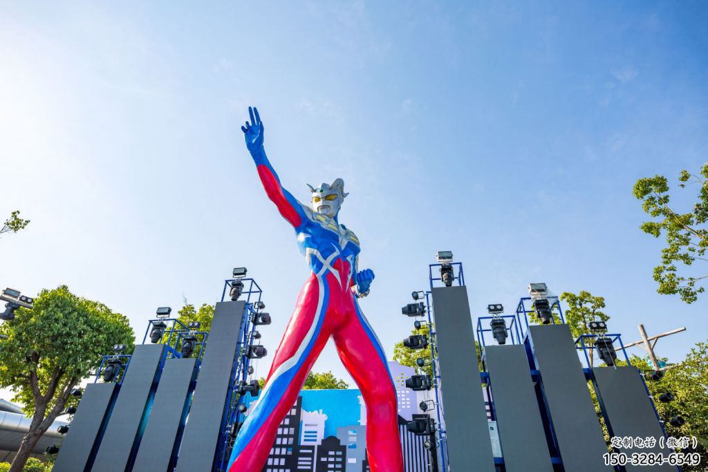 商業街奧特曼雕塑 售樓處雕塑 卡通擺件 商業街奧特曼雕塑 售樓處雕塑 卡通擺件