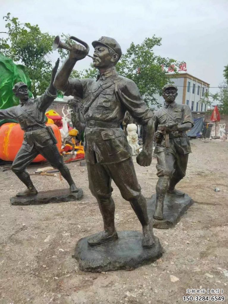 青銅武警雕塑 步行街警察雕塑 大型商場戰士雕塑 青銅武警雕塑 步行街警察雕塑 大型商場戰士雕塑