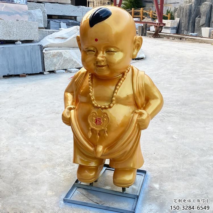 創意小和尚雕塑 鑄銅兒童雕塑 公園肖像雕塑 創意小和尚雕塑 鑄銅兒童雕塑 公園肖像雕塑