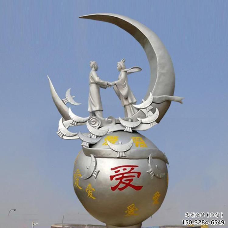 牛郎織女雕塑制作廠家,神話人物,古代人物小品 牛郎織女雕塑制作廠家,神話人物,古代人物小品