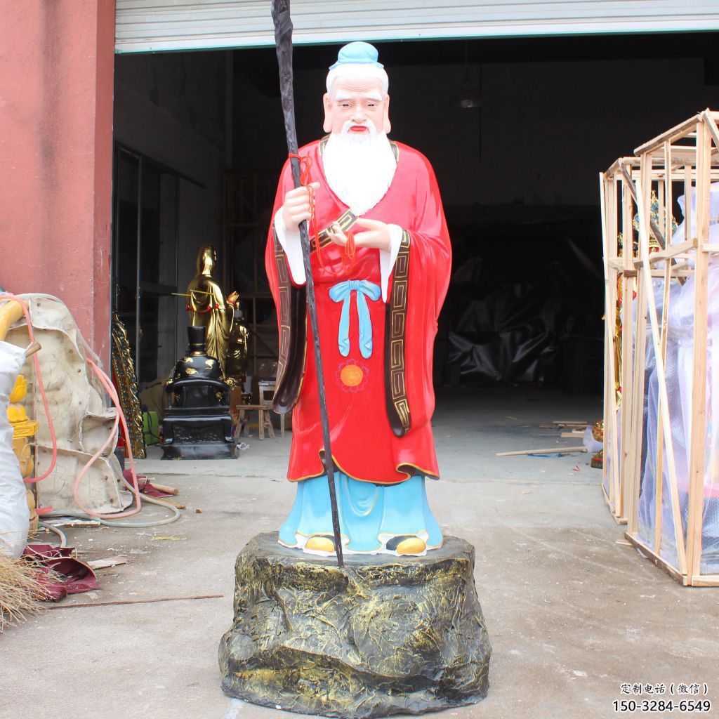 仿真月老雕塑 現代鑄銅擺件 彩繪神話雕塑 仿真月老雕塑 現代鑄銅擺件 彩繪神話雕塑