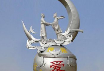 牛郎織女雕塑制作廠家,神話人物,古代人物小品
