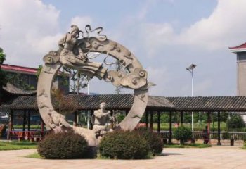 神話牛郎織女雕塑 酒店公園雕塑 風景區擺件