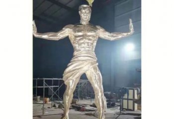 現(xiàn)代大力士雕塑 大型抽象雕塑 鍛造雕塑