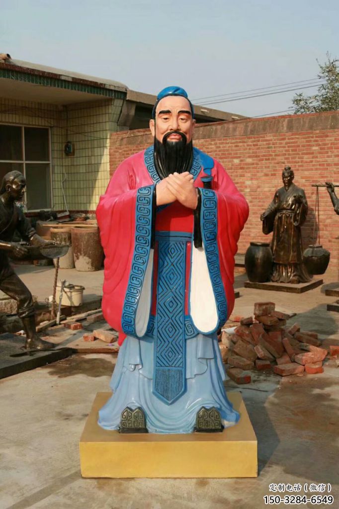 創(chuàng)意孔子雕塑 步行街店門口雕塑 學校小品 創(chuàng)意孔子雕塑 步行街店門口雕塑 學校小品