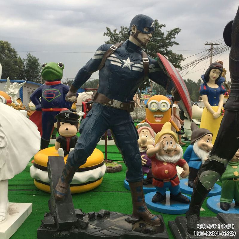 門口蜘蛛俠雕塑 售樓處卡通雕塑 彩繪小品 門口蜘蛛俠雕塑 售樓處卡通雕塑 彩繪小品