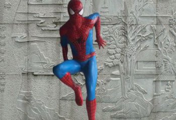 園林蜘蛛俠雕塑 城市廣場雕塑 步行街擺件