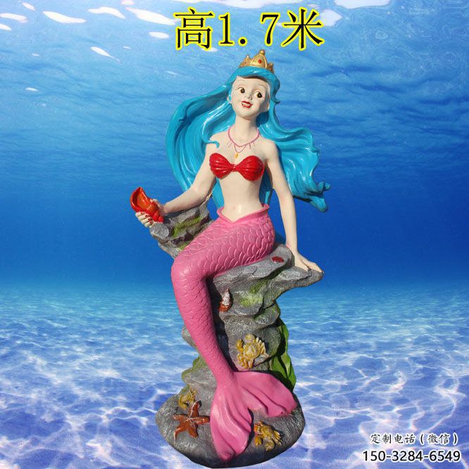 城市美人魚雕塑 風(fēng)景區(qū)彩繪雕塑 抽象擺件 城市美人魚雕塑 風(fēng)景區(qū)彩繪雕塑 抽象擺件