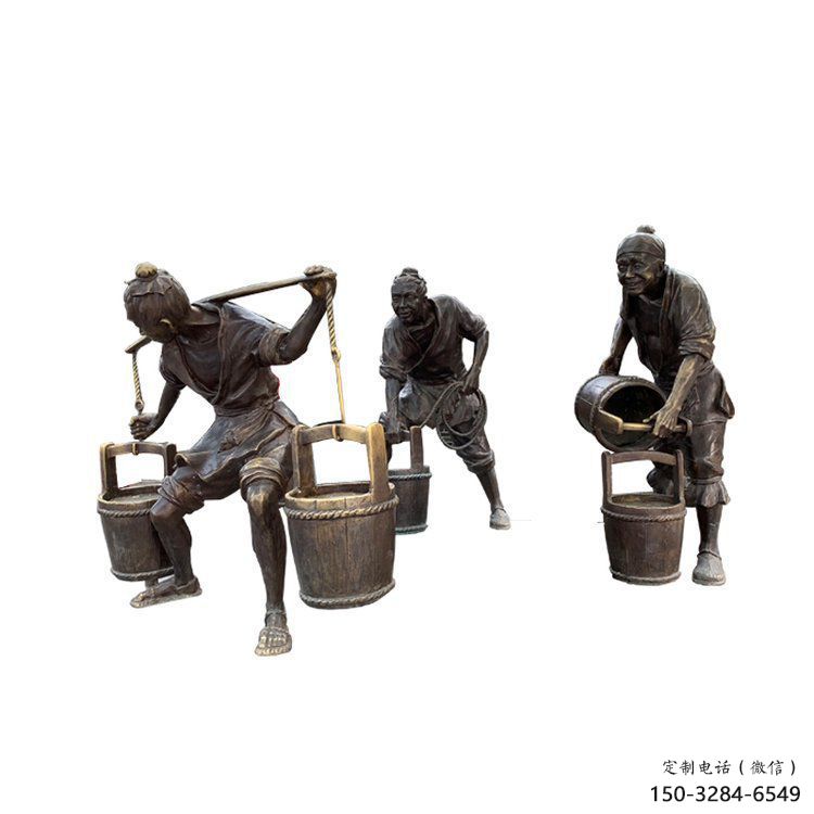 別墅區老人雕塑 大型別墅區擺件 剪影古代雕塑 別墅區老人雕塑 大型別墅區擺件 剪影古代雕塑