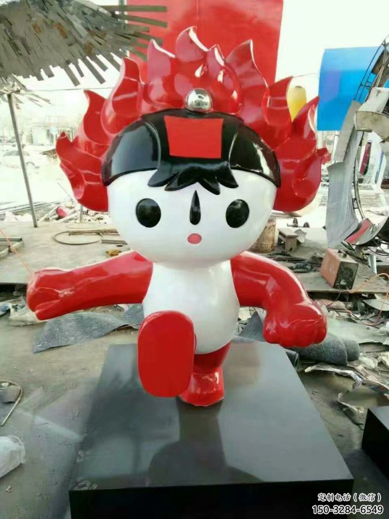 福娃雕塑 仿真景觀體育雕塑 烤漆奧運雕塑 福娃雕塑 仿真景觀體育雕塑 烤漆奧運雕塑