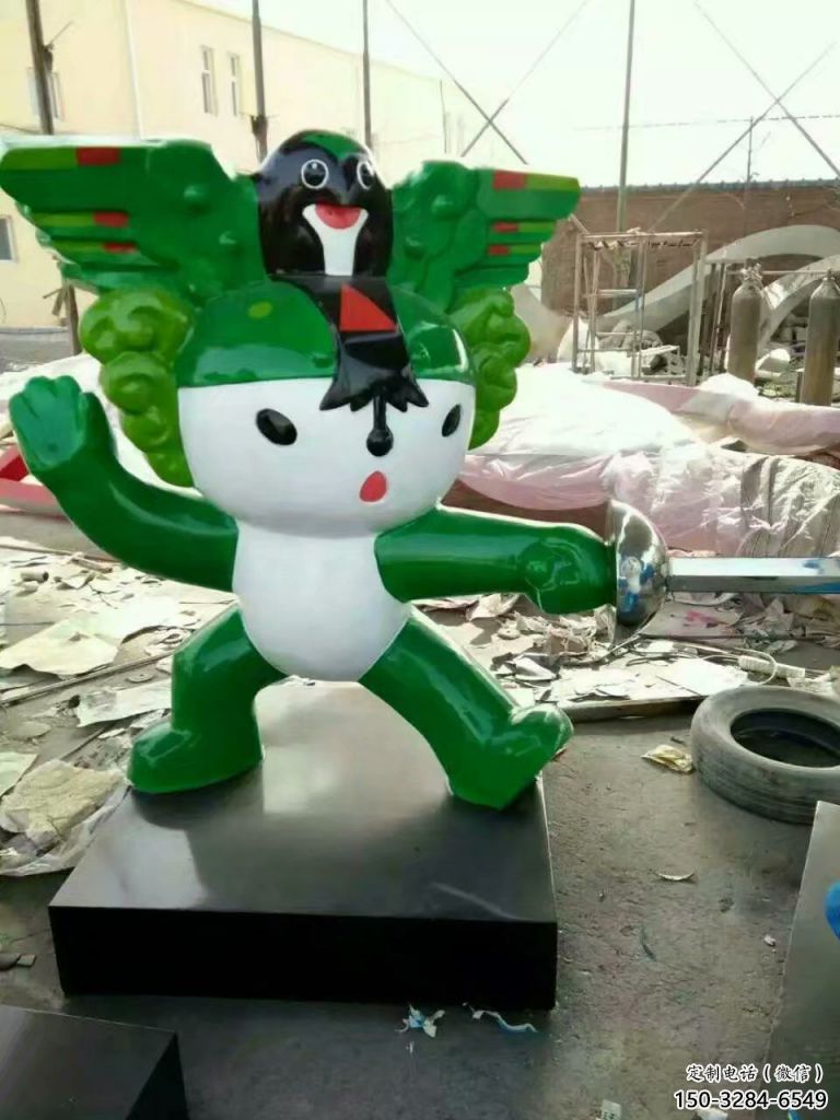 街道福娃雕塑 現代景觀體育雕塑 彩繪奧運雕塑 街道福娃雕塑 現代景觀體育雕塑 彩繪奧運雕塑