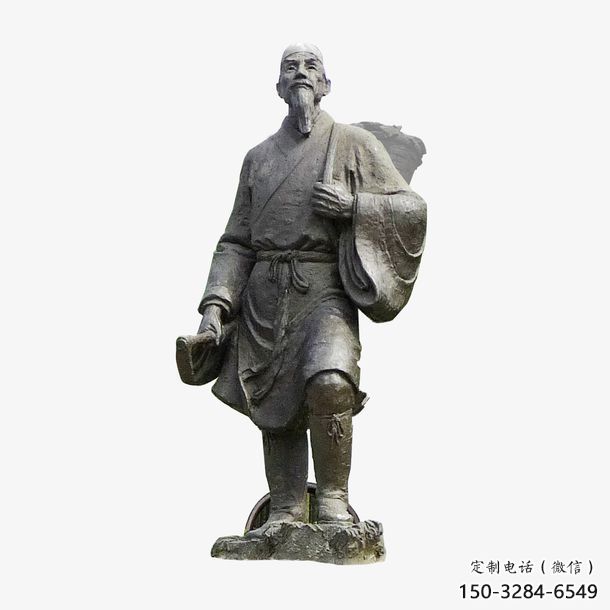 景觀場李時(shí)珍雕塑 景觀古代雕塑 仿真名醫(yī)雕塑 景觀場李時(shí)珍雕塑 景觀古代雕塑 仿真名醫(yī)雕塑