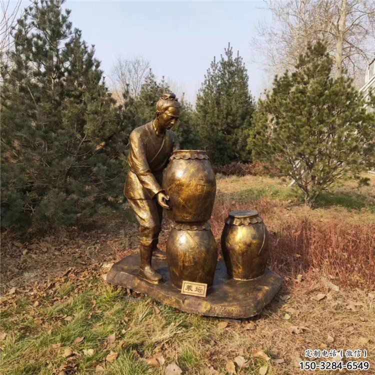 街道釀酒雕塑 現代景觀酒文化雕塑 彩繪民俗雕塑 街道釀酒雕塑 現代景觀酒文化雕塑 彩繪民俗雕塑